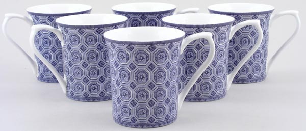 Mugs set of 6 Classical